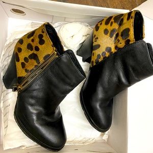 Leopard Ankle booties